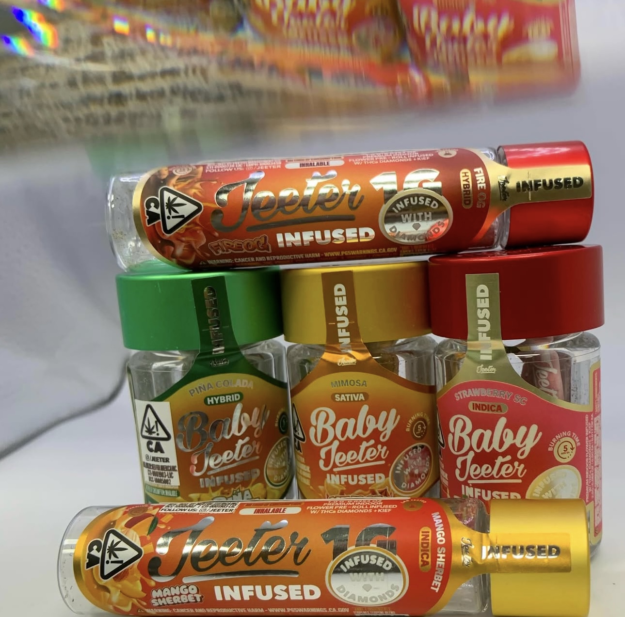 Buy Baby Jeeter Pre Rolls Online - THC Disposable Vapes