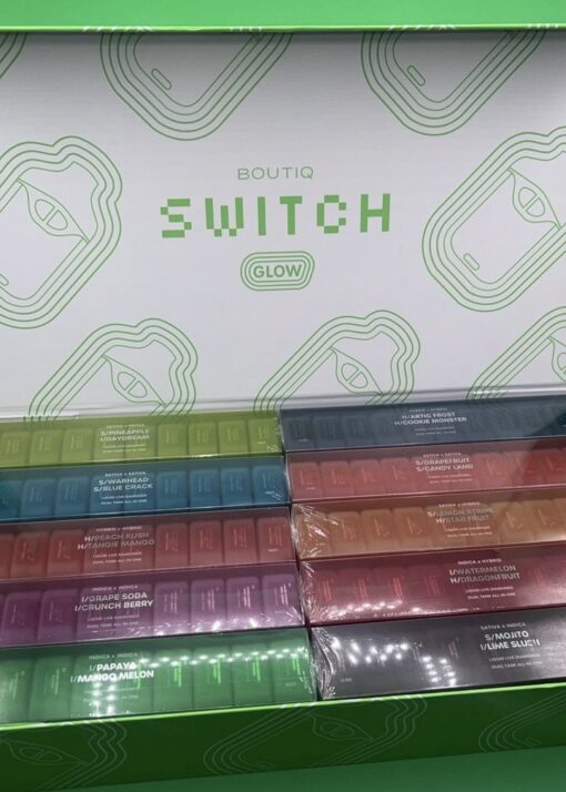 boutiq switch glow disposable